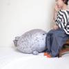 23.7 inch Large Seal Plush Pillow: Soft Stuffed Animal Toy ,Chubby Blob Seal Plushie for Boys Girls, Cute Room Decor Ocean Animals Pillow for Bed Sofa, Kids Gifts for Birthday,Valentine,Christmas view 2