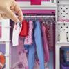 Barbie Doll and Dream Closet Set with Clothes and Accessories, 30+ Pieces and 15+ Storage Areas, HGX57 view 3