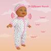 12 Inch Talking Baby Dolls for 3 Year Old Girls - Soft Body Interactive Baby Doll for Kids That Can Talk, Cry, Sing and Laugh - Makes 24 Cute Sounds view 3