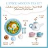 Kids Preferred Beatrix Potter Peter Rabbit Wooden Tea Set for Pretend Play, 11 Pieces view 2