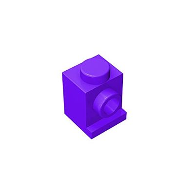 Eske Kouri Gobricks GDS-636 (No.4070) Angular Brick 1X1-1x1 Single Side Shortening with Transfer Bump Brick (268 Dark Purple(060),900 PCS)