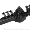 RC Rear Axle Assembly, Aluminum Alloy Metal Rear Axle Assembly Replacement for RBX10 Ryft 1/10 RC Car Upgrade Parts Accessories(Black) view 4