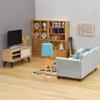 iLAND Dollhouse Couch with Dollhouse Living Room Furniture Set, Doll House Furniture and Accessories Set (Classic 12pcs) view 1