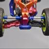 GPM For Losi 1/18 Mini-T 2.0 2WD Stadium Truck Upgrade Parts Harden Steel #45 Rear CVD Drive Shaft- 2Pc Set Black view 4