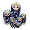 MINMEER Russian Nesting Dolls, Wooden Matryoshka Dolls 10 Piece Set, Cute Handmade Toys and Nesting Dolls, Russian Christmas Decorations view 2