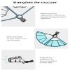BTG Quick-Release Propeller Guards Propeller Protectors Compatible with DJI Mavic 2 Pro/Mavic 2 Zoom Accessories Replacement Parts (Propeller Guards) view 3