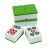 SHATONG Chinese Mahjong 144 Melamine Tiles Game Travel Board Game Chinese Traditional Mahjong Games for Travel Party Family Game Gift(Size: 402920mm) view 1
