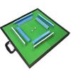SHATONG Mini Travel Mahjong Chinese Mahjong Set,144 Tiles,Foldable Mahjong Table,Ruler,for Adults,Families and Kids Ages 8 and Up(Color,: A,Size: 24x16x12mm) view 1
