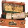18 Inch Brass Ship Captain Telescope/Brass Spyglass with Hardwood Box Telescope for Kids Friends Family Children view 1