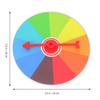 Vaguelly Hanging Prize Wheel 4-Inch Spinning Game Prop for Teaching Activities Fundraisers Parties Wall-Mounted Rotary Game with 10 Slots view 4