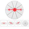 Vaguelly Wall Mount Color Prize Wheel: 10 Slot Activities Spinning Game Spinning Win The Fortune Game view 3