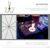 Vaguelly Wall Mount Color Prize Wheel: 10 Slot Activities Spinning Game Spinning Win The Fortune Game view 4