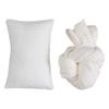 Coberllus Newborn Photography Props Blanket Stretch Knitted Twist Wrap & Posing Pad Prop for Baby Boys Girls Photo Shoot Set (Creamy White) view 2