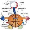Newborn Baby Basketball | Ideal from Birth to 2 Years | Fantastic First Basketball | Play and Inspire Your Basketball Star | with Added Baby Sensory Features | LITTLE SPORT STAR Plush Toy Collection view 2
