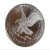 2021 1 Ounce OZ .999 Fine Solid Titanium USA American Liberty Eagle Coin | Titanium Round Precious Metal Ingot Bullion Ti Element Chemistry Proof Mint Coin By Unique Metals view 3