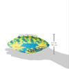 Wahu 100% Waterproof Mini Beach Football with Real Laces for in and Out of Water Play, 6.5" Outdoor Mini Football for Pool and Beach Games, Teal/Yellow view 2