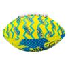 Wahu 100% Waterproof Mini Beach Football with Real Laces for in and Out of Water Play, 6.5" Outdoor Mini Football for Pool and Beach Games, Teal/Yellow view 3