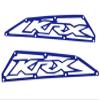 PBR Product Compatible with Kawasaki krx 1000 Frog Skin/Air Intake Covers - Blue view 1