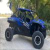 PBR Product Compatible with Kawasaki krx 1000 Frog Skin/Air Intake Covers - Blue view 3
