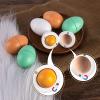 WHOHOLL Wooden Easter Play Eggs Toy, Play Food Sets for Kids Kitchen, Sturdy Wood Eggs with Magnetic Separable Yolk, Pretend Play Kitchen Toy Food for Boys Girls Gifts view 3