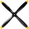4Blade RC Propeller 1710 Beech Wood RC Plane Propeller for Gasoline Engine Airplane view 1