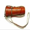 Antique Telescope Folding Vintage Brass Telescope with Leather case Finish A Great Nautical Item Gift for Hikers Travelers by Maa Vaishno Nautical Store view 2