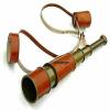 Antique Telescope Folding Vintage Brass Telescope with Leather case Finish A Great Nautical Item Gift for Hikers Travelers by Maa Vaishno Nautical Store view 3