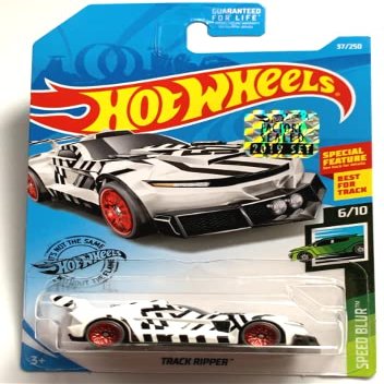 DieCast Hot Wheels Track Ripper (Black/White) - Speed Blur 6/10 (2019 Factory Sealed)