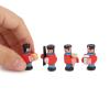 Dollhouse Collection Lil People Miniatures 4PCS Figures Maching Band Players Figure Drum Puppet Decorations view 2