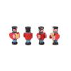 Dollhouse Collection Lil People Miniatures 4PCS Figures Maching Band Players Figure Drum Puppet Decorations view 3