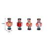 Dollhouse Collection Lil People Miniatures 4PCS Figures Maching Band Players Figure Drum Puppet Decorations view 4