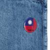 F-Style F-SD010558-034 Tote Bag, Flag with Can Badge, Denim Tote Bag view 3