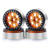 RCLIONS 4pcs Aluminum Ally 2.2inch RC Beadlock Wheels Rims for 1/10th RC Crawler Car view 1