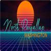 North Puyallup Washington 2 X 1.25-Inch Vinyl Decal Stiker Retro Neon Design view 1