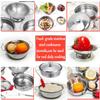 Mini - Kids Pretend Play Kitchen Toys,Cooking Toys Set Play Kitchen Accessories with Stainless Steel Pots and Pans Set,Pretend Play Food Cooking Utensils Cookware for Girls Boys.Tiny-11Pcs view 2