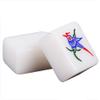 SHATONG Chinese Mahjong Suet White Household 36mm 144 Tiles Acrylic Material Hand-Rubbed Mahjong Tile with Plastic Box and Other Accessories for Adults,Kids,Boys and Girls view 2