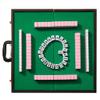 SHATONG Traditional Chinese Mahjong Game Set 144 Melamine Tiles with Foldable Mahjong Table Traditional Travel Party Family Game Gift for Chinese Style Game Play view 1