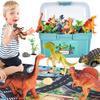 Kiddiworld Dinosaur Toys for 3 4 5 Year Old Boys Gifts, 25 Pieces Dinosaurs Toys for Kids 3-5-7, Dino Figures Activity Play Mat Christmas Birthday Gifts for Girls Toddler Toy Age 2-4 view 1