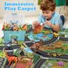 Kiddiworld Dinosaur Toys for 3 4 5 Year Old Boys Gifts, 25 Pieces Dinosaurs Toys for Kids 3-5-7, Dino Figures Activity Play Mat Christmas Birthday Gifts for Girls Toddler Toy Age 2-4 view 2