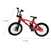 kidbeile Mini Finger Bike Toy  Alloy Mountain Bicycle Model with Tools, Movable Parts, Gift for Kids & Collectors (Red) view 2
