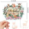 25pcs Woodland Animal Cupcake Toppers - Baby Shower Decorations for Woodland Party Supplies view 4