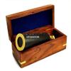 Beautiful Handheld Brass Telescope with Wooden Box view 2