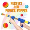 Sumind 48 Pieces Foam Balls Bulk Rounds Refill Balls Soft Foam Bullet Replacement Refill Pack for Blasters Guns for Kids Birthday Party Games Favors Gifts for Boys and Girls(Rainbow Color) view 3
