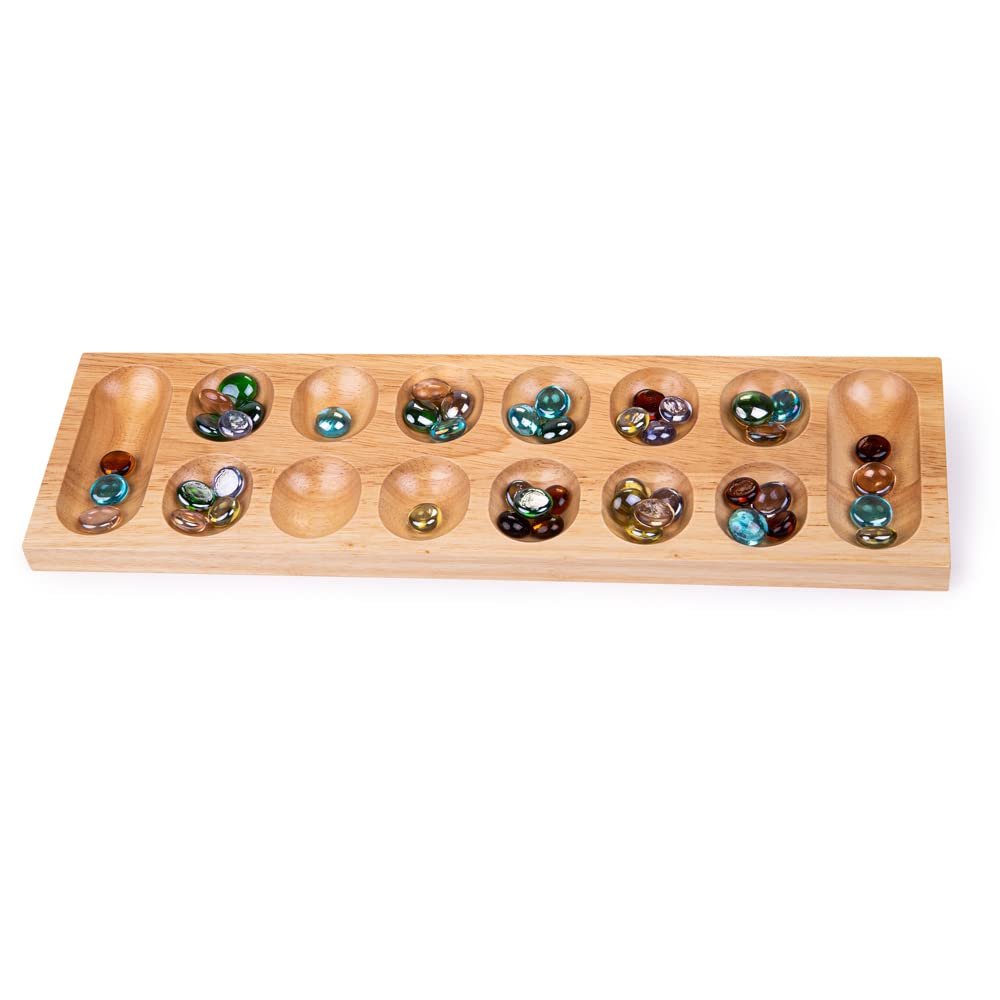 Bigjigs Toys, Mancala Game, Wooden Toys, Board Games, Kids Games, Mancala Board Game, Mancala Wooden Board Game, Wooden Board Games, Family Games