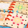 Bigjigs Toys, Lacing Tiles, Wooden Toys, Lacing Toy, Threading Toys, Wooden Threading Toys, Threading Toys for 3 Year Olds, Toddler Toys, Fine Motor Skills Toys view 4