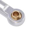 RC Link Rod Ends, 10pcs Aluminium Alloy Link Rod End Joint High Strength M3 Metal Ball End Holder Suitable for 1/10 RC Car(Silver) M3 Aluminum Rod Ends view 2
