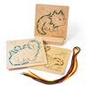 Bigjigs Toys, Lacing by Numbers - Dinosaur, Wooden Toys, Lacing Toy, Threading Toys, Wooden Threading Toys, Threading Toys for 3 Year Olds, Toddler Toys, Fine Motor Skills Toys view 1