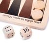 Bigjigs Toys, Backgammon Set, Wooden Toys, Back Gammon, Backgammon Board, Traditional Games, Family Games, Wooden Board Games, Games for 2 Players, Family Board Games view 3