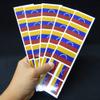 40 Removable Stickers: Venezuela Flag: Venezuelan Party Favors, Decals view 2