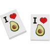 Azeeda 2 x 45mm 'I Love Avocado' Erasers/Rubbers (ER00029676) view 1